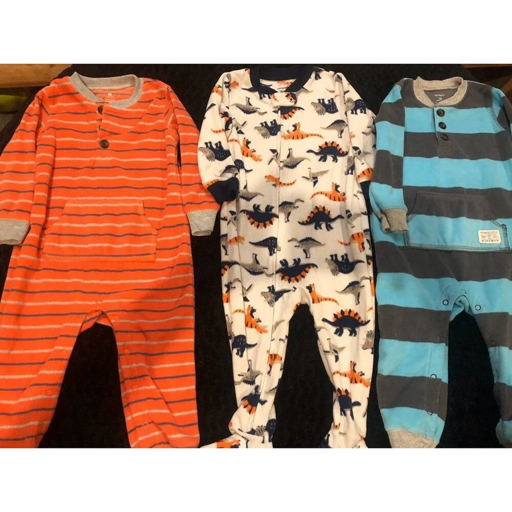 18m 18 month 3pc boys lot pjs outfits